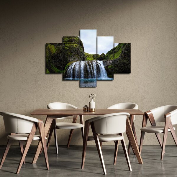 Slika litice sa slapom (150x105 cm)