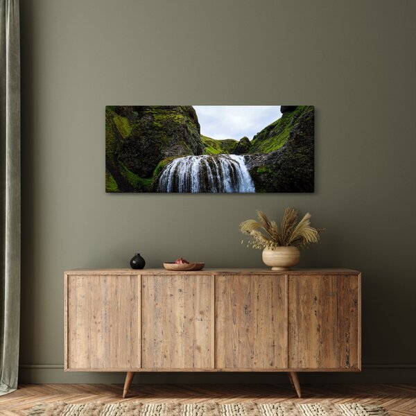 Slika litice sa slapom (120x50 cm)