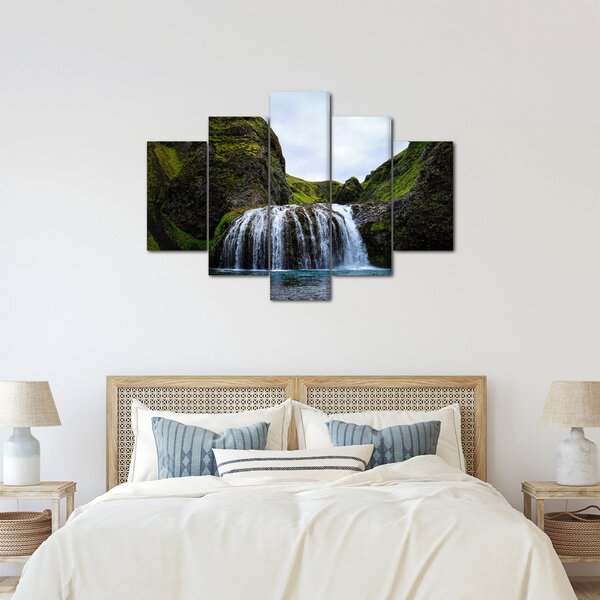 Slika litice sa slapom (150x105 cm)