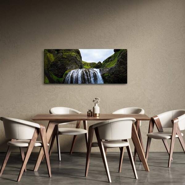 Slika litice sa slapom (120x50 cm)