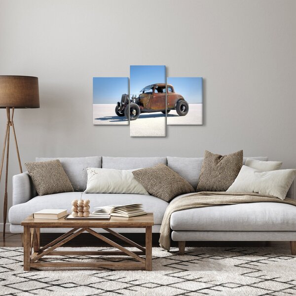 Slika automobila u pustinji (90x60 cm)