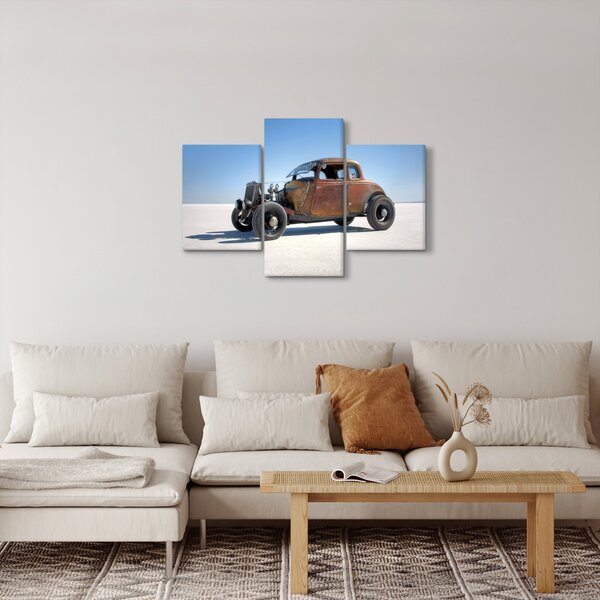 Slika automobila u pustinji (90x60 cm)