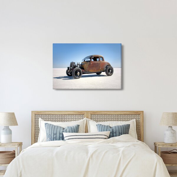 Slika automobila u pustinji (90x60 cm)