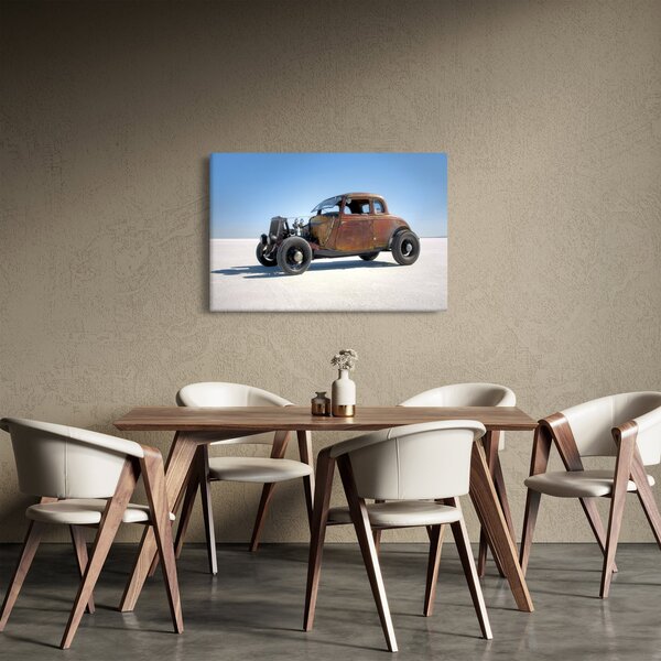 Slika automobila u pustinji (90x60 cm)