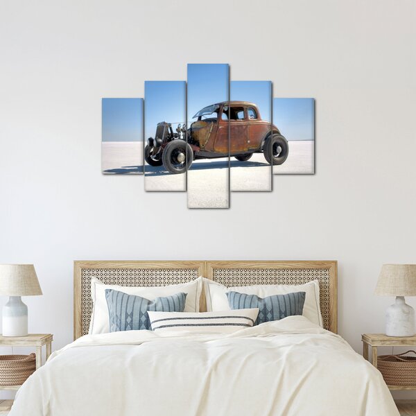 Slika automobila u pustinji (150x105 cm)