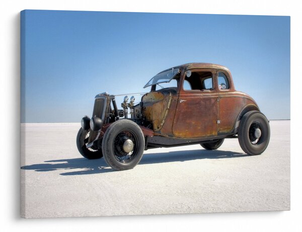 Slika automobila u pustinji (70x50 cm)