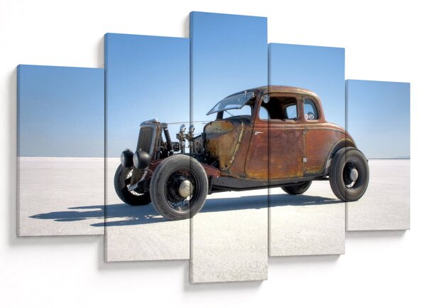 Slika automobila u pustinji (150x105 cm)