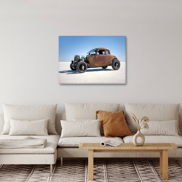 Slika automobila u pustinji (70x50 cm)