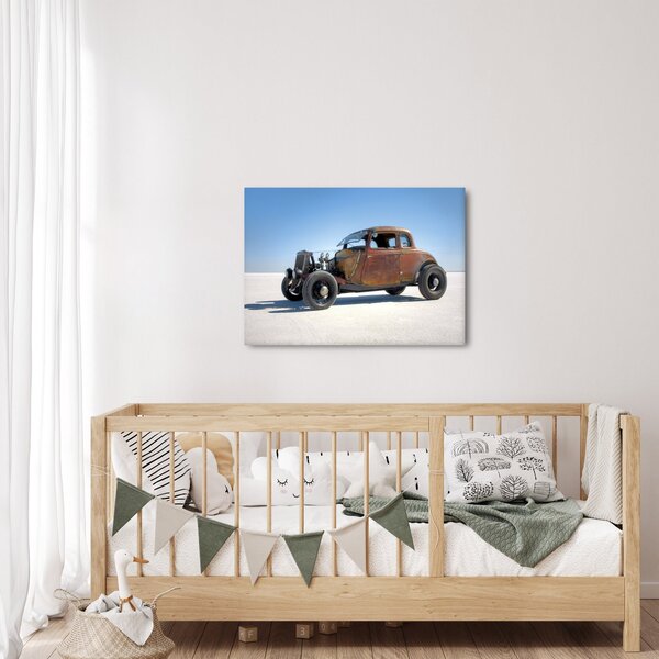 Slika automobila u pustinji (70x50 cm)