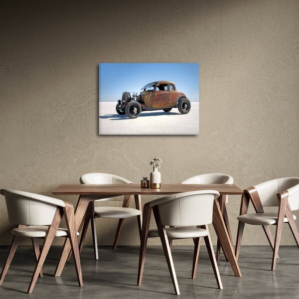 Slika automobila u pustinji (70x50 cm)