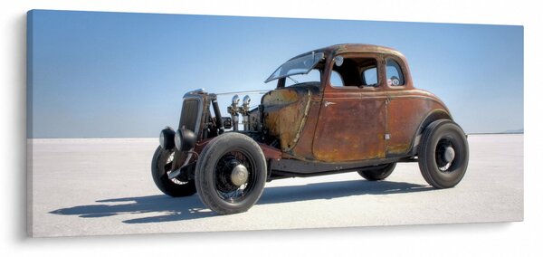 Slika automobila u pustinji (120x50 cm)