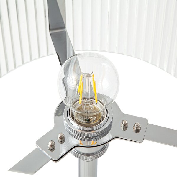 Podne Lampa Lucande, Meritt, Providna, Dnevna soba, Staklo, Moderan