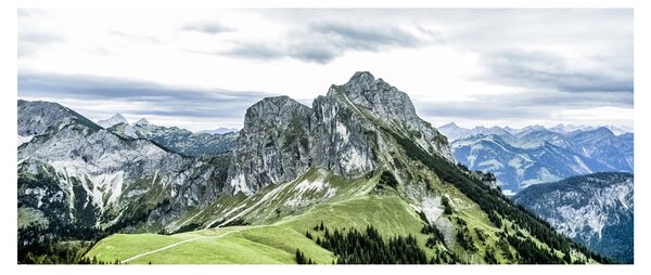 Slika - Planinski vrhovi (120x50 cm)