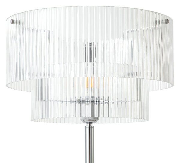 Podne Lampa Lucande, Meritt, Providna, Dnevna soba, Staklo, Moderan