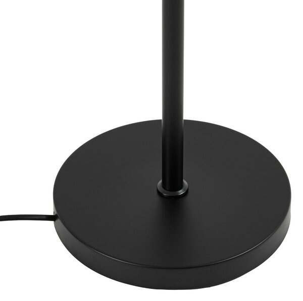 Podne Lampa Lindby, Kardis, Crno, Dnevna soba, Metal, Moderan