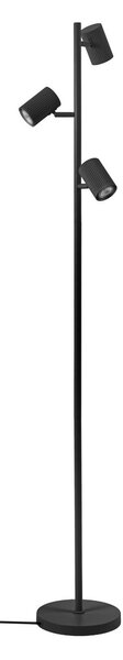 Podne Lampa Lindby, Kardis, Crno, Dnevna soba, Metal, Moderan