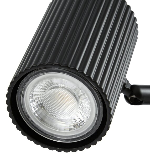 Podne Lampa Lindby, Kardis, Crno, Dnevna soba, Metal, Moderan