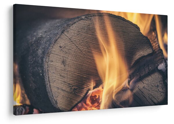 Slika drva koje gori (90x60 cm)