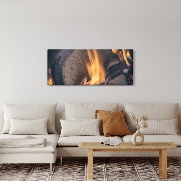 Slika drva koje gori (120x50 cm)