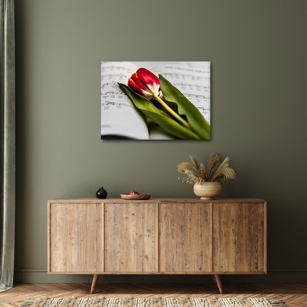 Slika crvenog tulipana (70x50 cm)