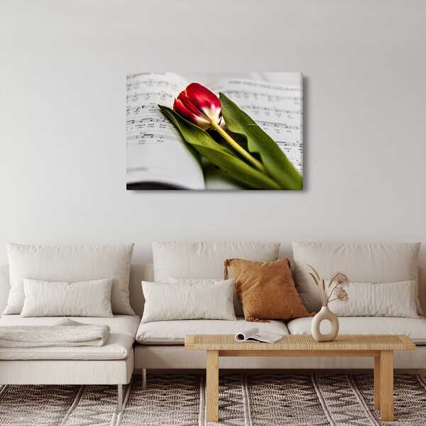 Slika crvenog tulipana (90x60 cm)