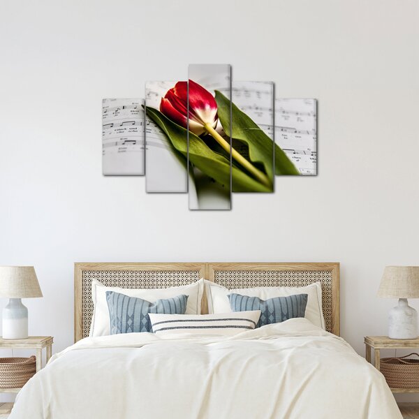 Slika crvenog tulipana (150x105 cm)