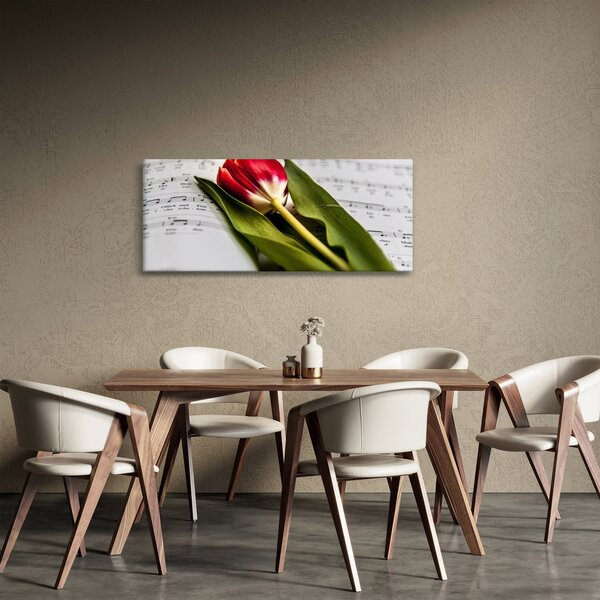 Slika crvenog tulipana (120x50 cm)