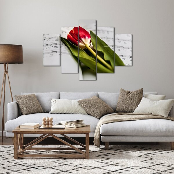 Slika crvenog tulipana (150x105 cm)