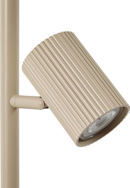 Podne Lampa Lindby, Kardis, Bež, Dnevna soba, Metal, Moderan