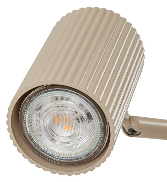 Podne Lampa Lindby, Kardis, Bež, Dnevna soba, Metal, Moderan