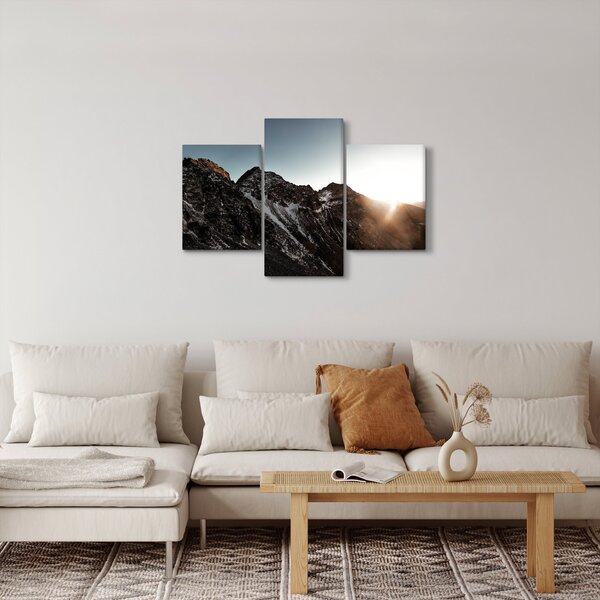 Slika stjenovitog planinskog lanca (90x60 cm)