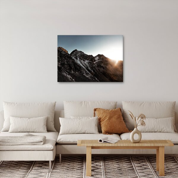 Slika stjenovitog planinskog lanca (70x50 cm)