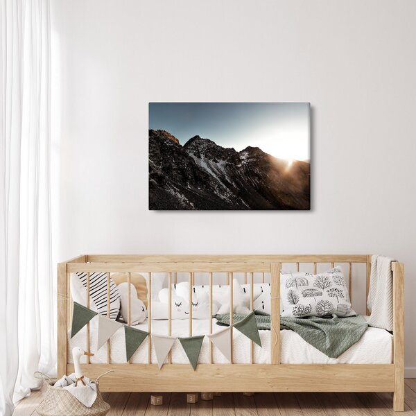 Slika stjenovitog planinskog lanca (90x60 cm)