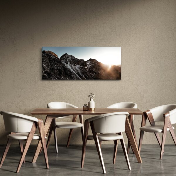 Slika stjenovitog planinskog lanca (120x50 cm)