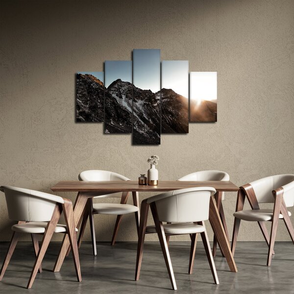 Slika stjenovitog planinskog lanca (150x105 cm)