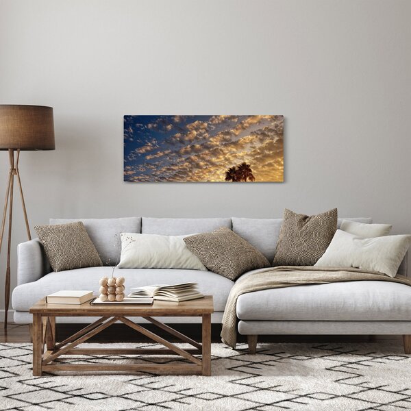 Slika - Palme među oblacima (120x50 cm)