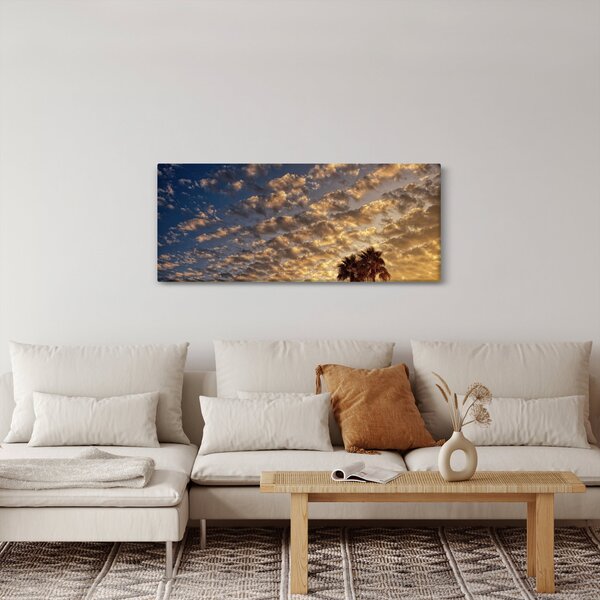 Slika - Palme među oblacima (120x50 cm)