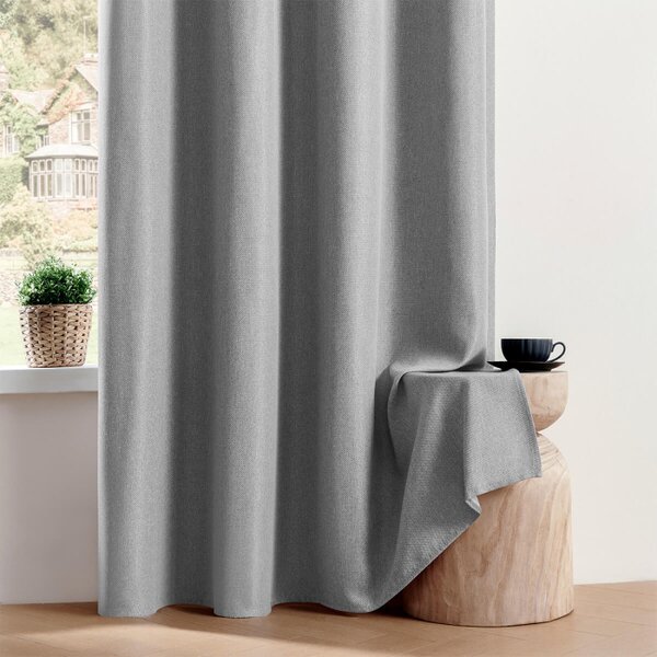 Zavjese u setu Blackout Canvas Light Grey (2 kom) 135x250