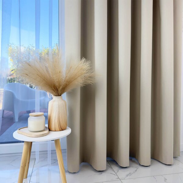 Zavjese u setu Blackout Light Beige (2 kom) 140x260