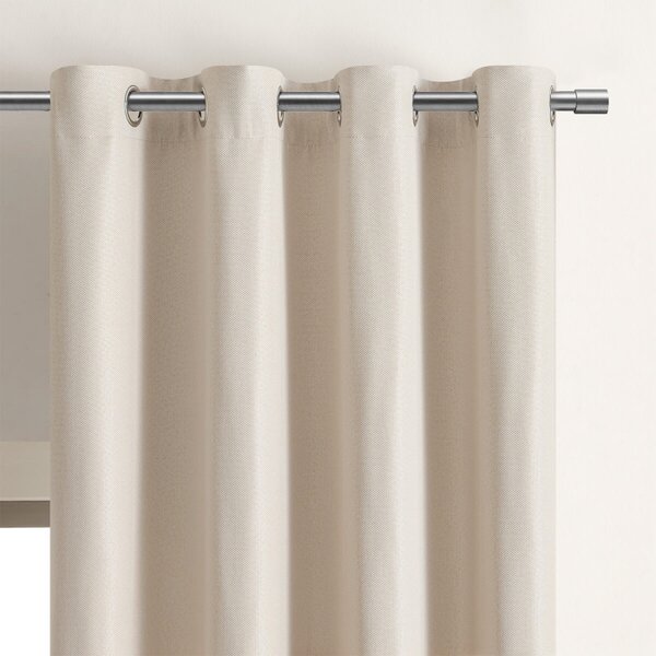 Zavjese u setu Blackout Canvas Light Beige (2 kom) 135x250