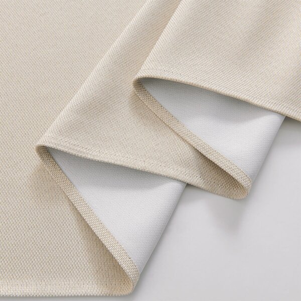 Zavjese u setu Blackout Canvas Light Beige (2 kom) 135x250