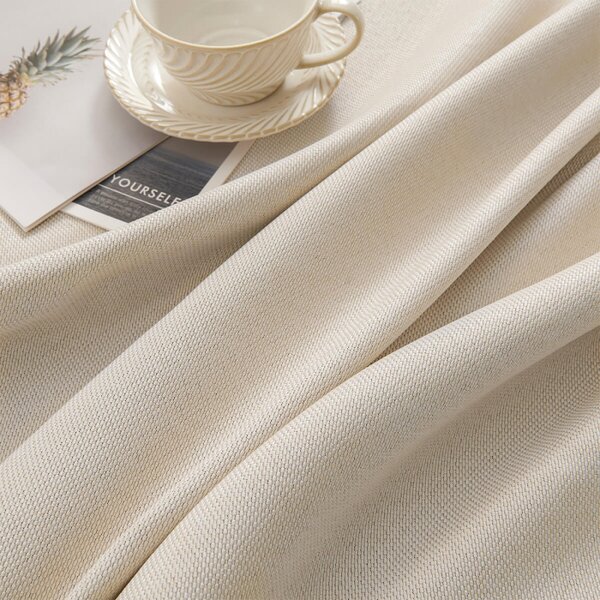 Zavjese u setu Blackout Canvas Light Beige (2 kom) 135x250
