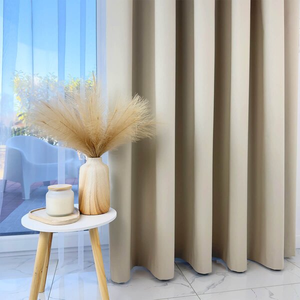 Zavjese u setu Blackout Beige (2 kom) 140x260
