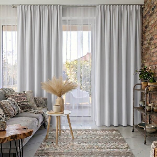 Zavjese u setu Blackout Light Grey (2 kom) 140x260
