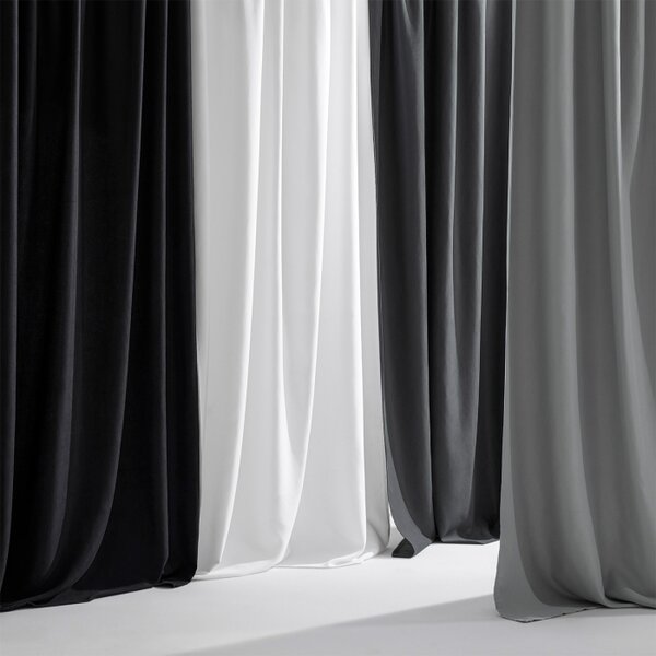 Zavjese u setu EFE Anthracite (2 kom) 135x250