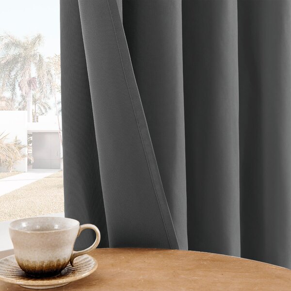 Zavjese u setu EFE Anthracite (2 kom) 135x250