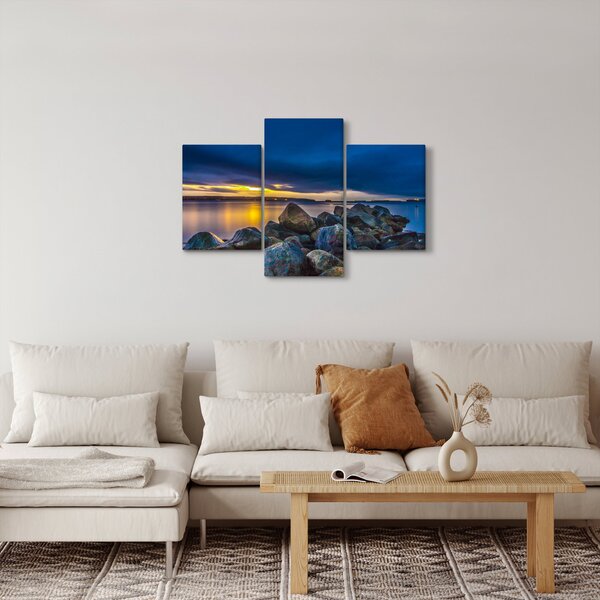 Slika - Oblaci nad vodom (90x60 cm)