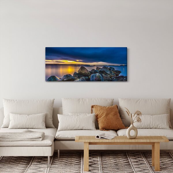 Slika - Oblaci nad vodom (120x50 cm)