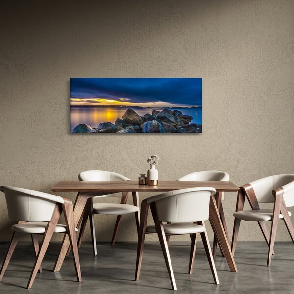 Slika - Oblaci nad vodom (120x50 cm)