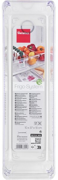 Plastičan organizator za hladnjak 37x10 cm – Metaltex